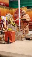 Shri Devi Pujana by HH Swamiji; Picture Courtesy Shri Jaikishan Kandlur